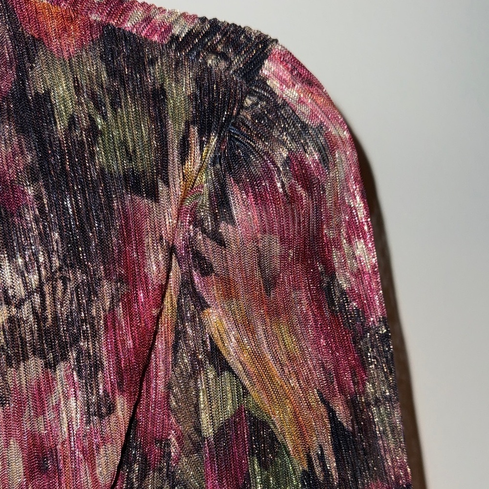 Lavender Brown Multicolor Long Sleeve Dress - Picture 5 of 16